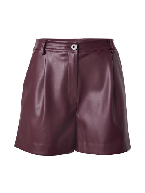 ABOUT YOU Bukser med lægfolder 'Cassia'  bordeaux