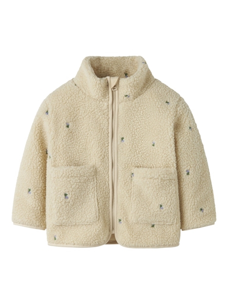 Se NAME IT Teddy Jakke Magot Fog Flower hos SmartKidz