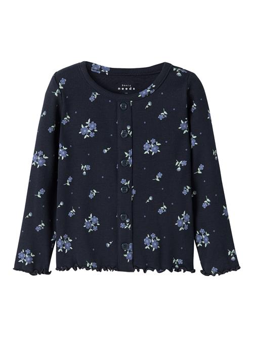 NAME IT Langærmet Bluse Vemia Navy Blazer Blossom