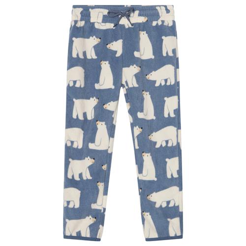 Kuling Northpole Recycled Fleece Pant Polar Bear 134/140 cm  Blå  134/140 cm  Unisex
