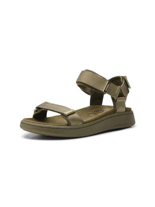 WODEN Sandaler 'Line'  oliven / mørkegrøn