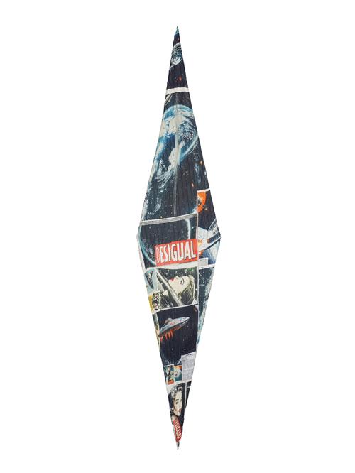 Desigual Sjal  blå / natblå / rød / offwhite