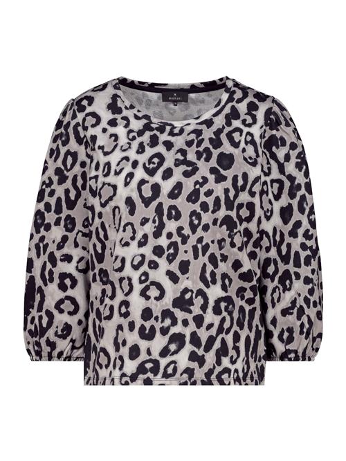 monari Bluse  taupe / sort / hvid