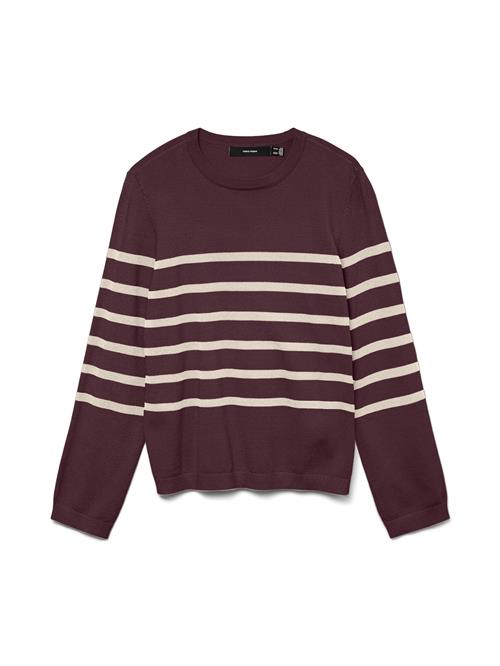 Se VERO MODA Pullover 'VMSABA'  beige / purpur ved About You