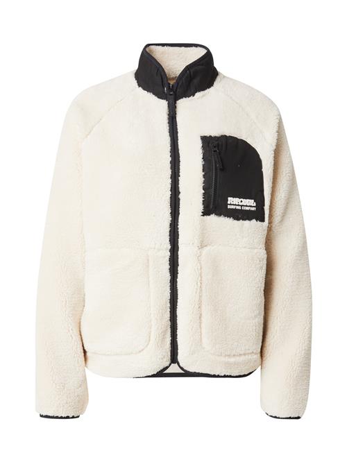 RIP CURL Fleecejakke 'SHORE BREAK'  sort / hvid / offwhite