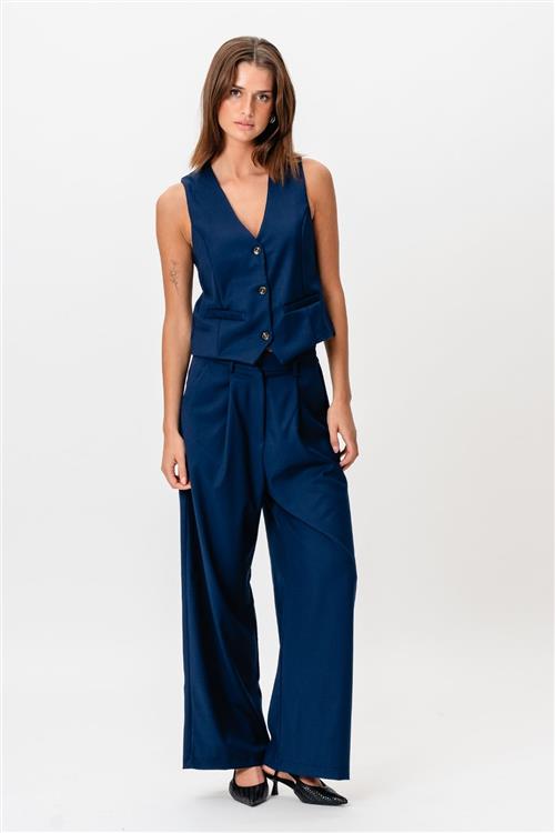 Nadia Vest og Pants (Navy) - Default Title - TEESHOPPEN