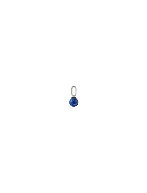 St Drop Charm Design Letters Blue