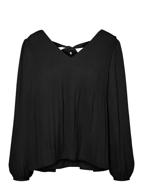 Vmcindy L/S V-Neck Top Wvn Btq Vero Moda Black