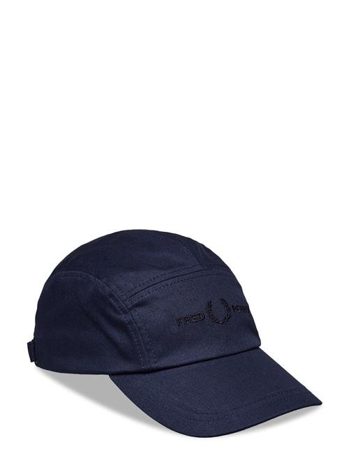 5 Panel Flp Twill Cap Fred Perry Navy
