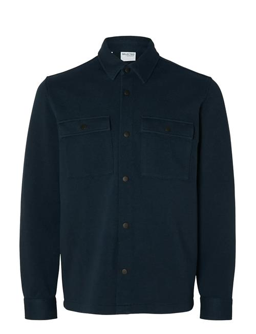 Slhjackie Sweat Jacket Noos Selected Navy