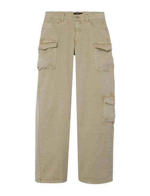Nlfwathilse Twi Lw Wide Cargo Pant LMTD Beige