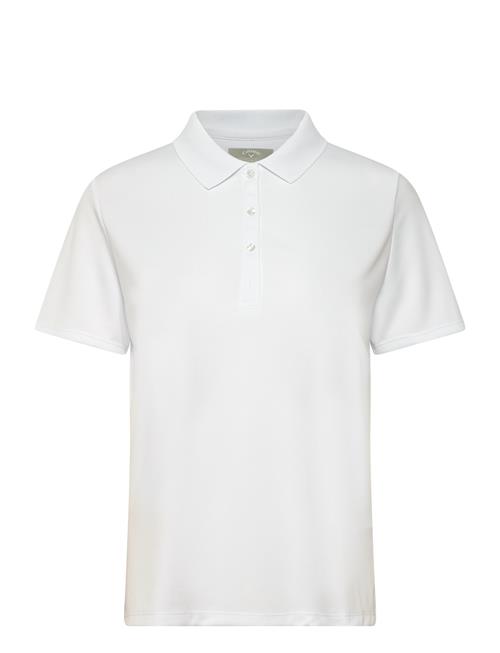 Ss Ess Solid Swing Tech Polo Callaway White
