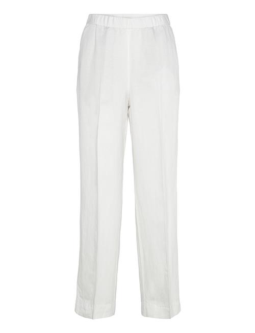 Se Linen Blend Pull On Pants GANT White ved Booztlet