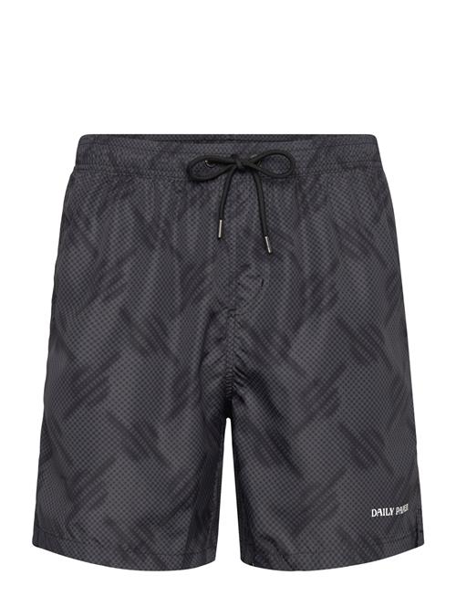 Dotted Monogram Swimshorts Daily Paper Black