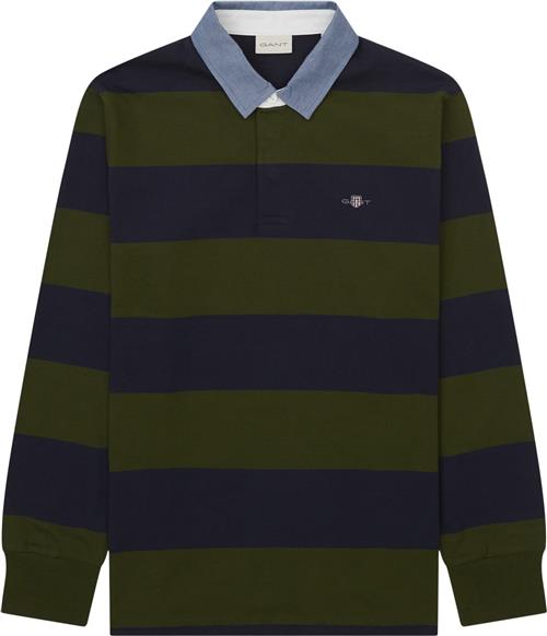 Gant REG CHAMBRAY STRIPE HEAVY RUGGER 2004083 Sweatshirts