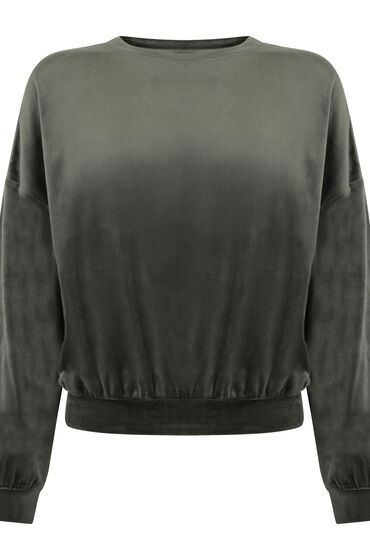 Hunkemöller Velourtop grøn