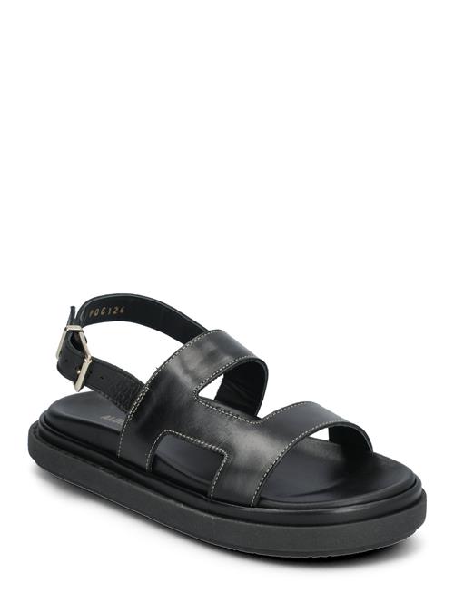 Se Lorelei Leather Sandals ALOHAS Black ved Booztlet