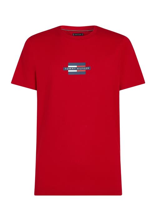 Se Flag Box Tee Tommy Hilfiger Red ved Booztlet