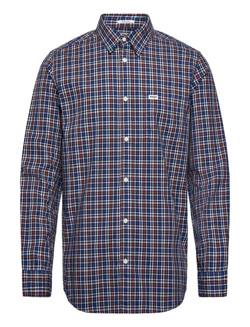 Se 1 Pkt Poplin Shirt Wrangler Blue ved Booztlet