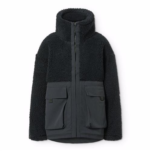 Molo Utha Fleece-jakke Black  Black 116 cm  Sort  116 cm  mand
