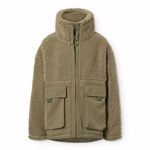 Molo Utha Fleece-jakke Bark Green  Bark Green 140 cm  Grøn  140 cm  mand