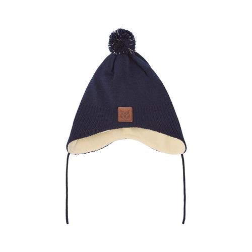 Kuling Narvik Hue I Uld Navy  48/50 cm Wool Marineblå  48/50 cm  Unisex