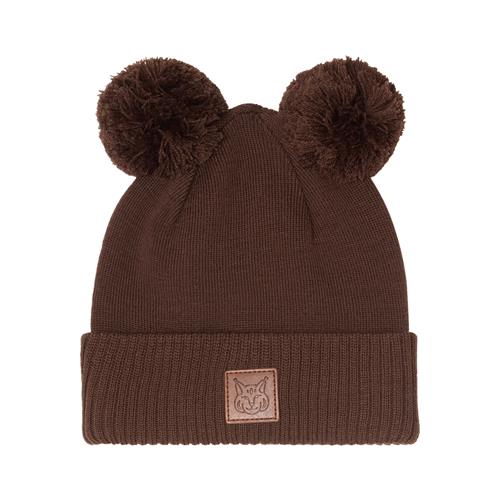 Kuling Zermatt Wool Beanie w Pom Poms Brown 52/54 cm  Brun  52/54 cm  Unisex