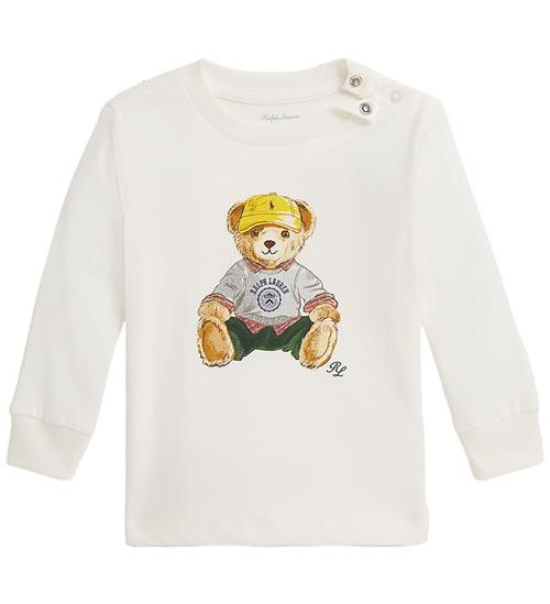 Polo Ralph Lauren Bluse - Madison - Hvid m. Bamse