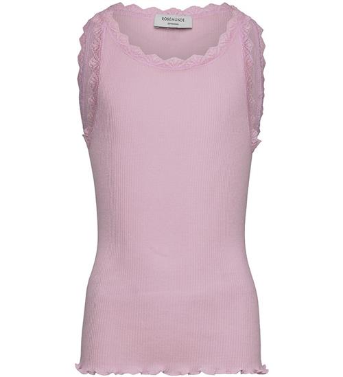 Rosemunde Top - RkBalta - Rib - Dawn pink m. Blonder