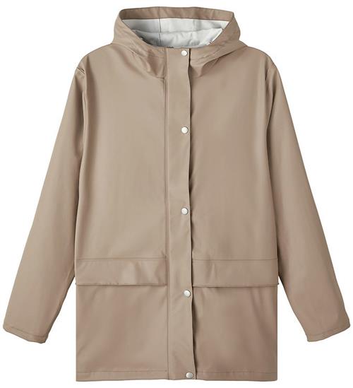 LMTD Regnjakke - NlnDry10 - Mocha Meringue