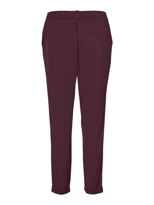 VERO MODA Lærredsbukser 'VMMAYA'  vinrød