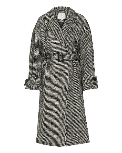 SOAKED IN LUXURY Overgangsfrakke 'Mabel'  creme / sort