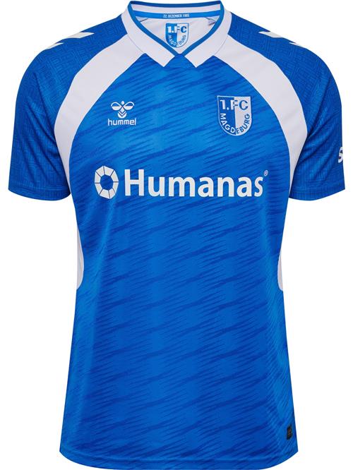 Hummel Fodboldtrøje '1. FC Magdeburg'  blå / offwhite