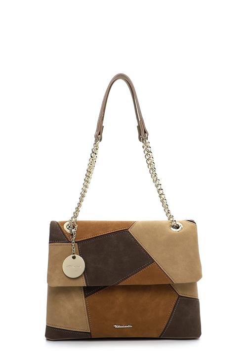 Tamaris Skuldertaske 'Gilda'  beige / brun / mørkebrun