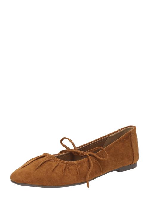 ABOUT YOU Ballerinasko med rem 'Alma'  cognac