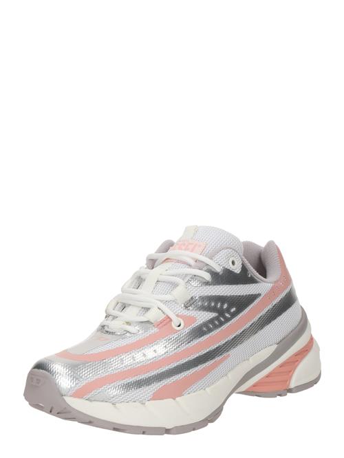 DIESEL Sneaker low 'D-AIRSPEED'  lyserød / sølv / hvid