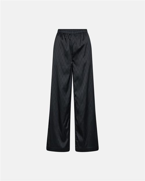 Pyjamasbukser "Satin" | Polyester | Sort