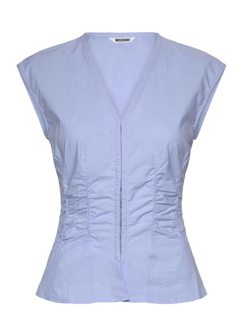 Fitted Top Weekday Blue