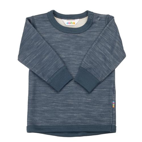 Joha Langærmet Uldtop Dark Denim  Dark Denim-70 cm Wool Blå  70 cm  mand