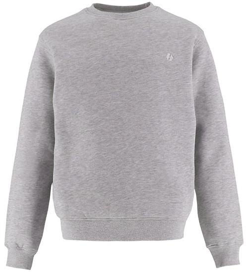 Hound Sweatshirt - Crew Neck - Light Grey Melangé