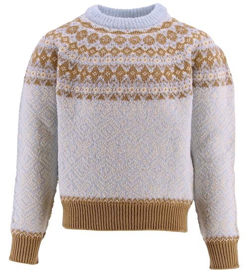 Moncler Bluse - Strik - Uld - Light Blue