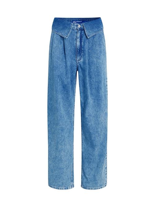 KARL LAGERFELD JEANS Jeans med lægfolder  blue denim