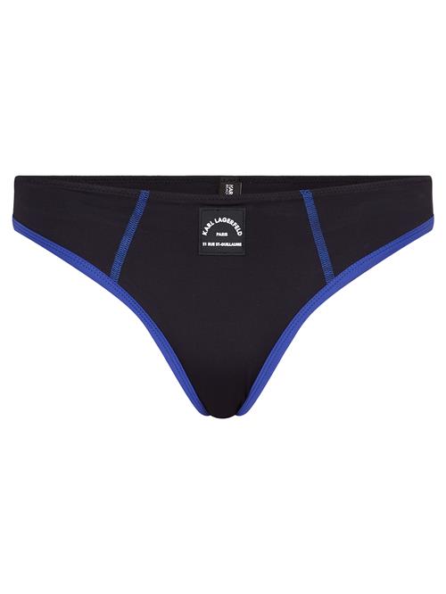Karl Lagerfeld Bikinitrusse  blå / sort / hvid