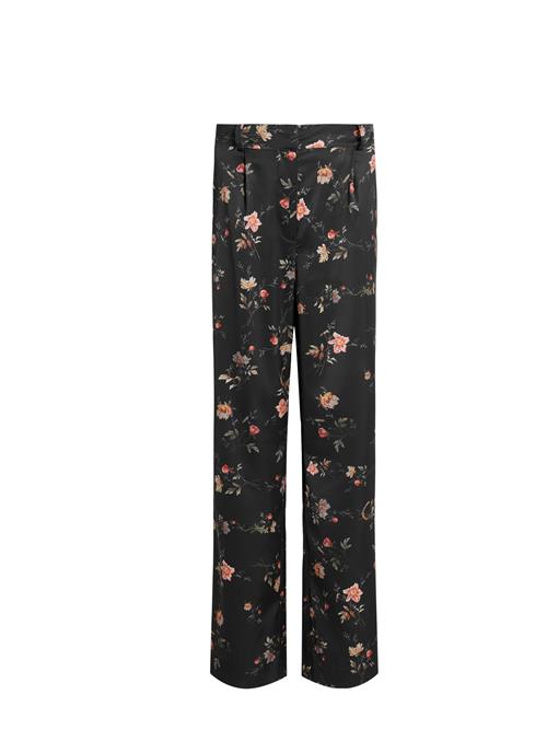 AllSaints Bukser med lægfolder 'LOUISA TANA'  grøn / abrikos / sort / hvid