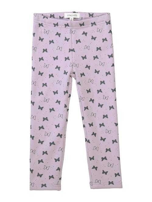 STACCATO Leggings  pastellilla / sort