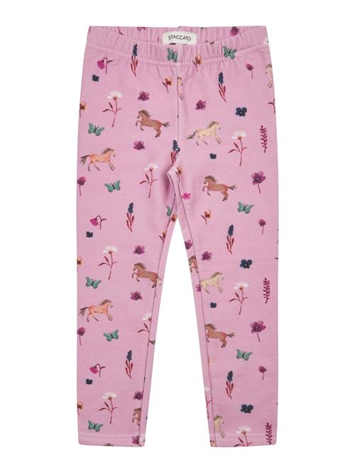 Se STACCATO Leggings  brun / jade / lys pink / carminrød ved About You