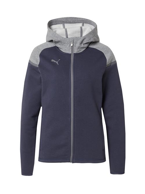 PUMA Sportssweatjakke 'TeamCUP'  navy / grå-meleret