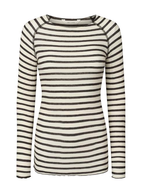 Gai+Lisva Shirts 'Amalie'  beige / mørkebrun