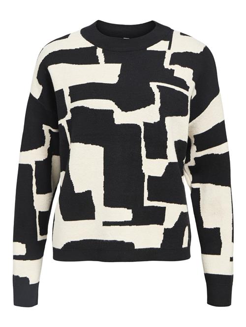 OBJECT Pullover 'Ray'  sort / uldhvid