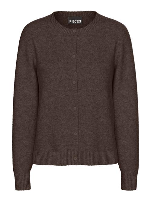 PIECES Cardigan 'PCMALOU'  mørkebrun